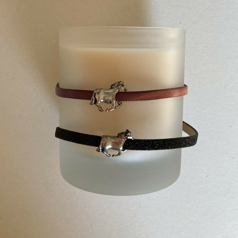 Bracelet en cuir CHEVAL