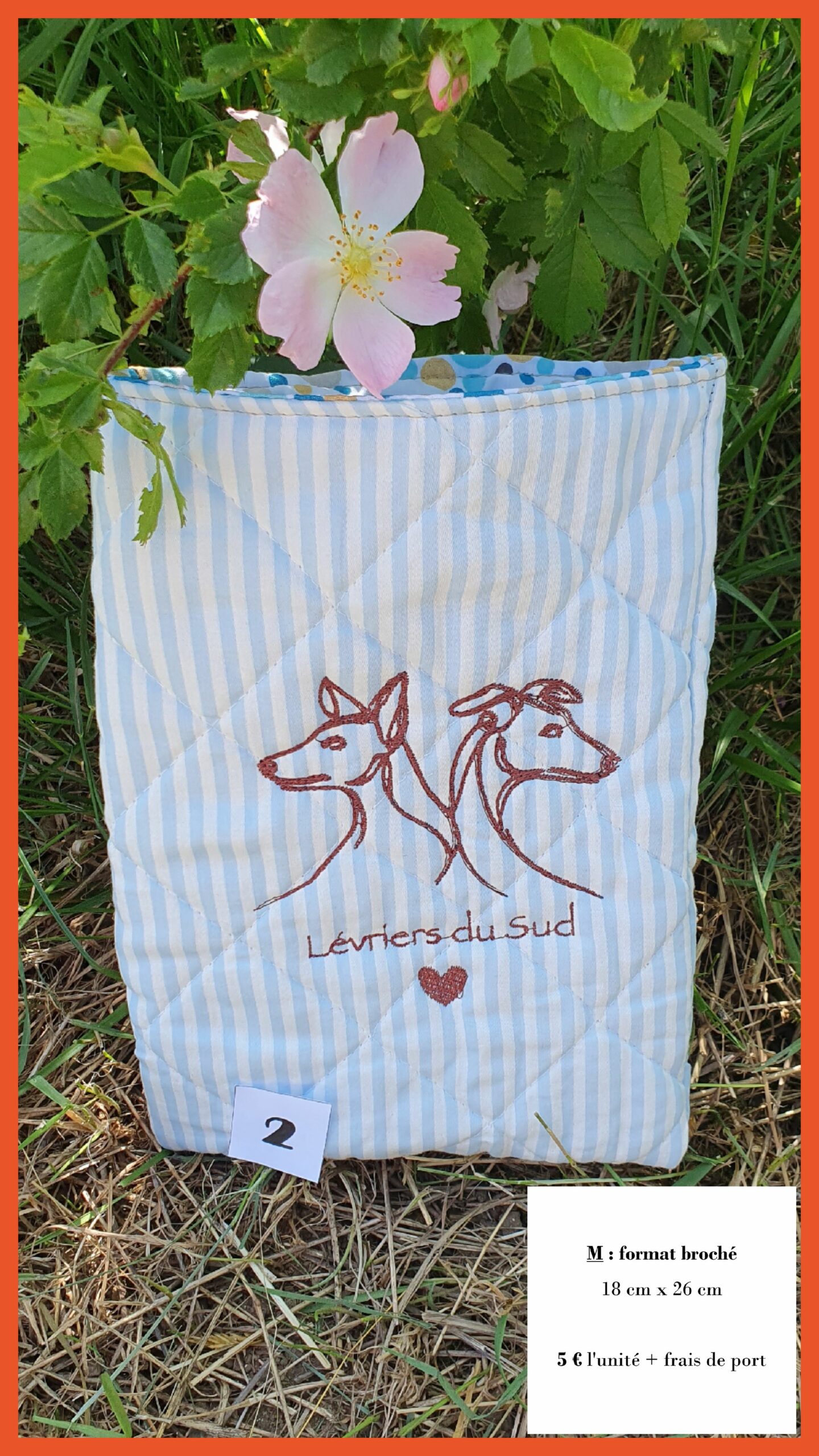 pochette livre taille M