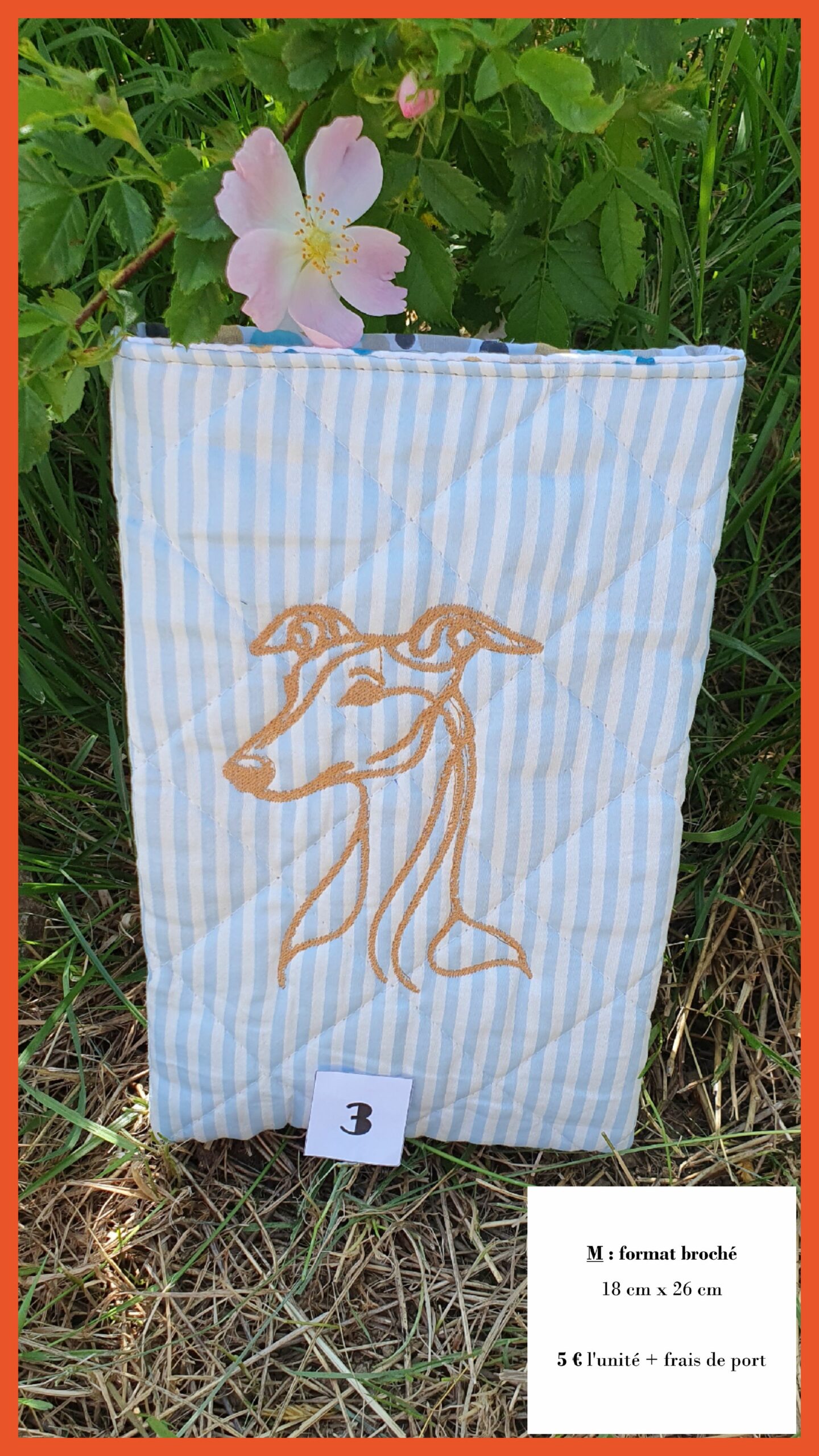 pochette livre taille M