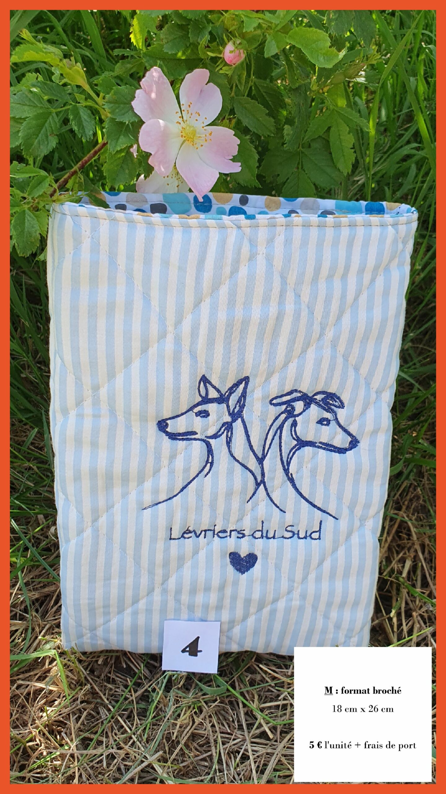 pochette livre taille M